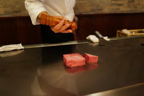 Teppanyaki Menu Seafood
