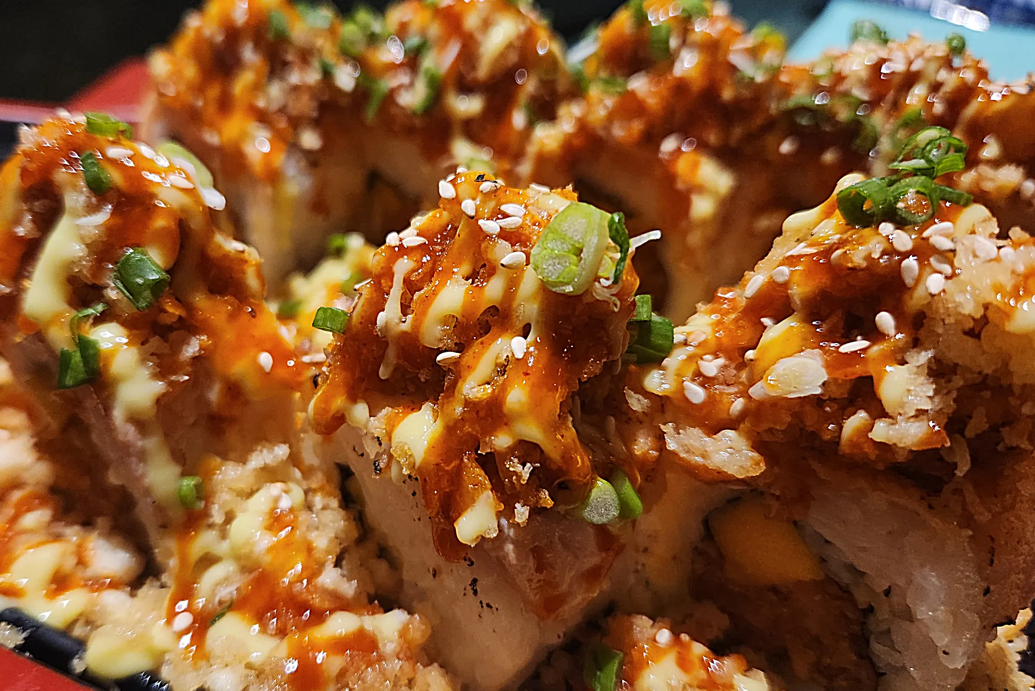 Crazy Salmon Tataki Roll